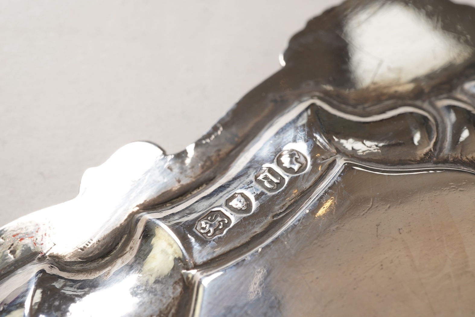 A Victorian silver salver by Edward & John Barnard